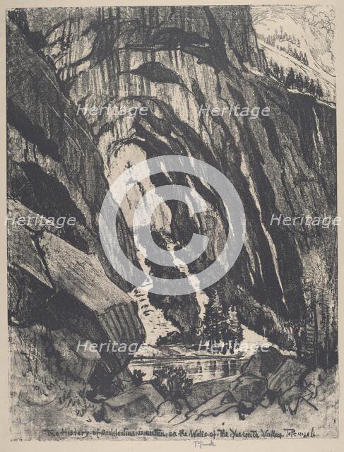 The Cathedral Door, 1912. Creator: Joseph Pennell.