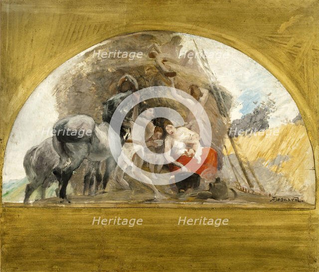 Esquisse pour la salle des mariages de la mairie du 1er : L'Eté, ou le milieu de la vie, 1886. Creator: Paul Albert Besnard.