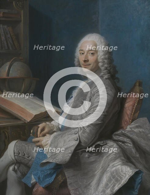 Portrait of Louis Duval de l'Épinoy (1696-1778), 1745. Creator: La Tour, Maurice Quentin de (1704-1788).