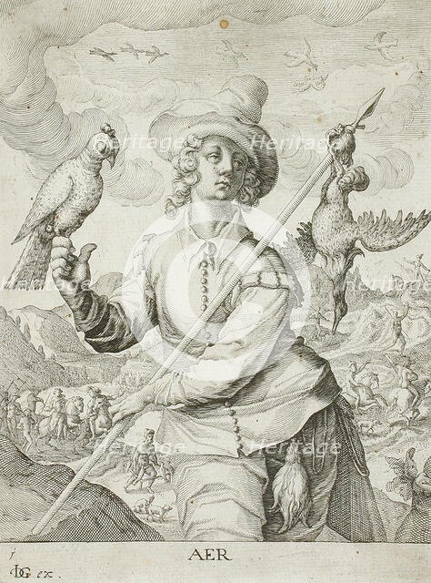 Air, c1588. Creator: Jacques de Gheyn II.
