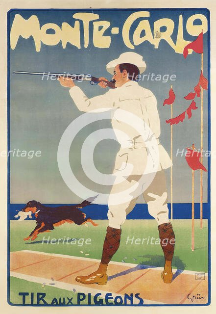 Monte-Carlo. Tir aux Pigeons, c1905. Creator: Grün, Jules-Alexandre (1868-1938).