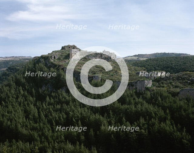 Citadel of Salah Ed-Din or Saladin Castle, near Al-Haffah, Syria, 2001. Creator: LTL.