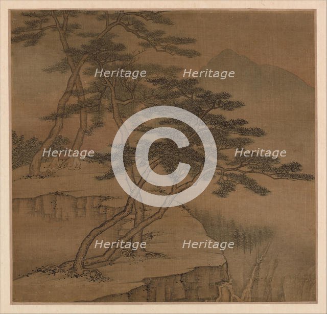 Landscapes in the styles of old masters, 1667. Creator: Cen Gao.