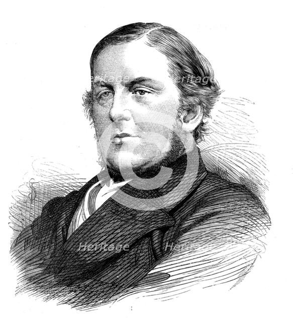 Sir W. V. Harcourt, M.P., the new Solicitor-General, 1873. Creator: Unknown.