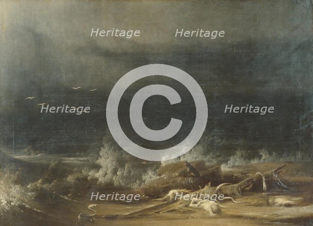 The Deluge towards Its Close, ca. 1813. Creator: Joshua Shaw.