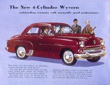 Poster advertising a Vauxhall Wyvern, 1956. Artist: Unknown