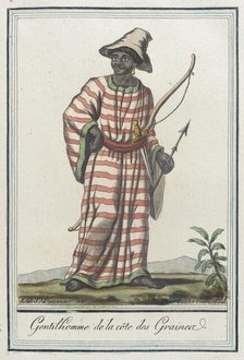 Costumes de Différents Pays, 'Gentilhomme de la Côte des Graines', c1797. Creator: Jacques Grasset de Saint-Sauveur.