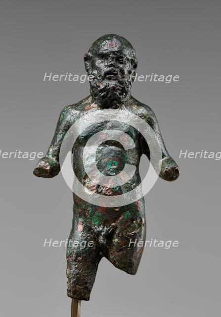 Satyr with Sokrates' Features, early 4th century B.C. Creator: Unknown.