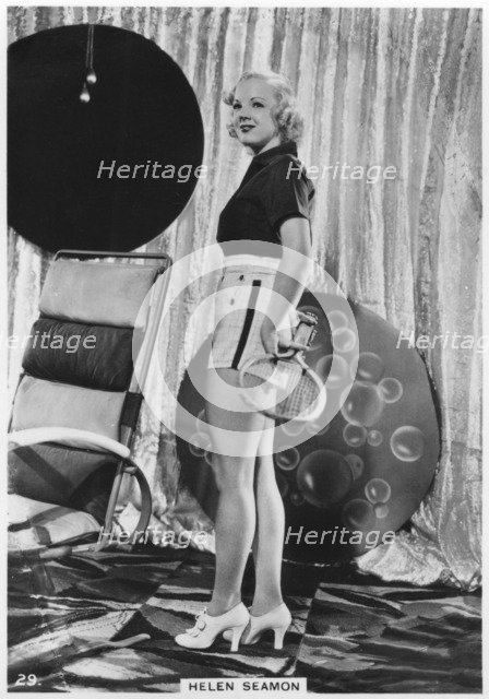 Helen Seamon, American film actress, c1938. Artist: Unknown