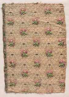 Textile Fragment, 1774-1793. Creator: Unknown.