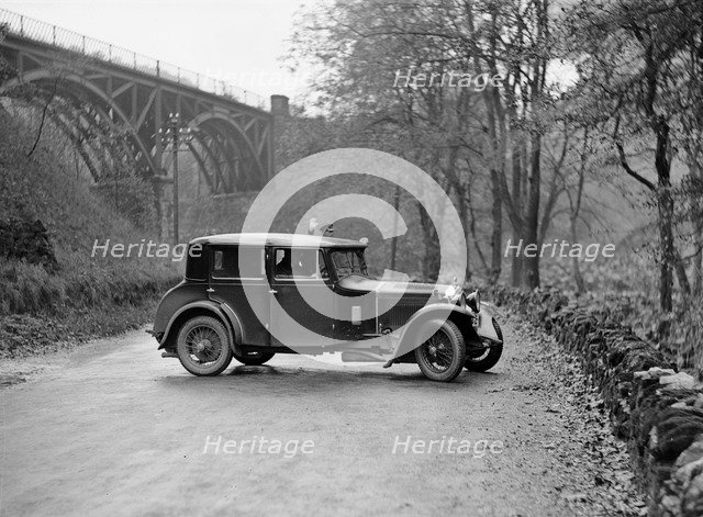 OM of PD Walker competing in the MCC Sporting Trial, 1930. Artist: Bill Brunell.