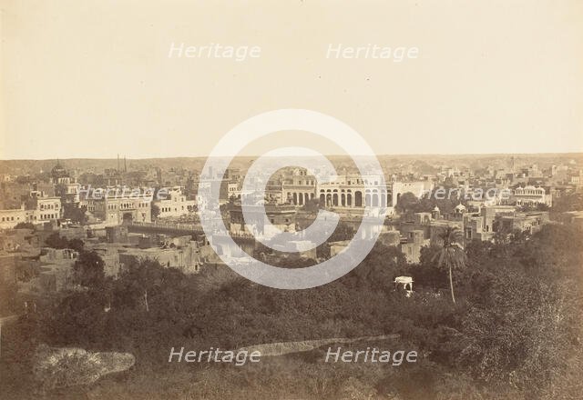 Holy Sikh Tank and Golden Temple at Amritsar, 1858-61. Creator: Unknown.