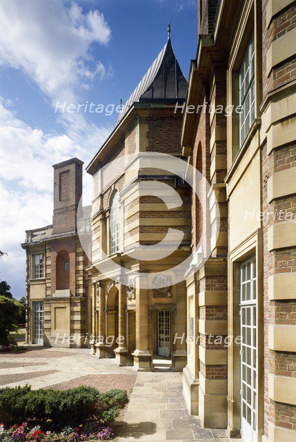The Courtauld House garden entrance, Eltham Palace, Greenwich, London, c2000s(?). Artist: Historic England Staff Photographer.