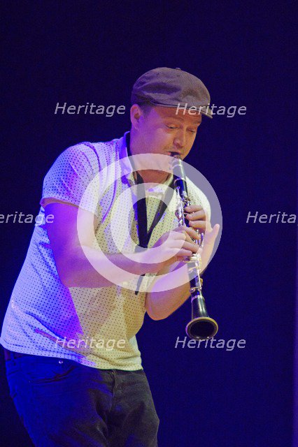 Adrian Cox (Rythme Futur), Birley Centre, Eastbourne, East Sussex, Sep 2015. Artist: Brian O'Connor.