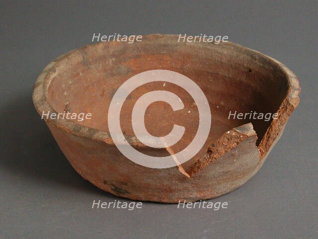 Bowl, Coptic, 4th-7th century. Creator: Unknown.