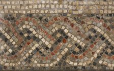 Mosaic, Great Witcombe Roman Villa, Gloucestershire, 2018. Creator: James O Davies.