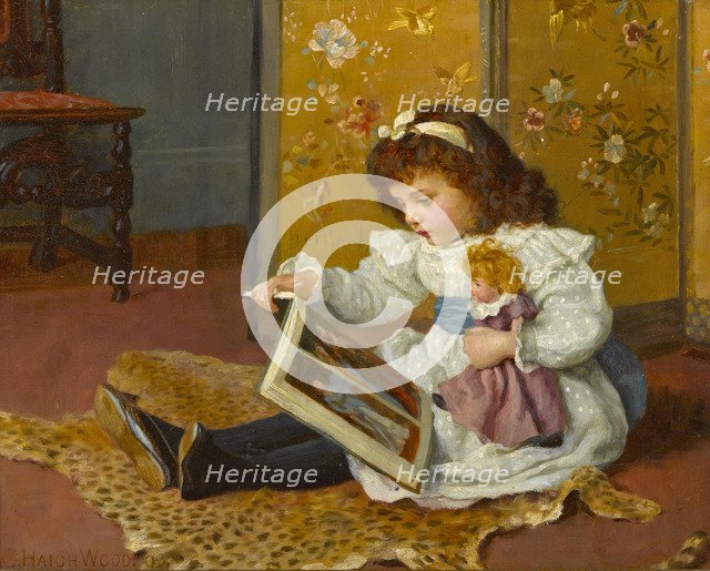 Story Time. Artist: Haigh-Wood, Charles (1856-1927)