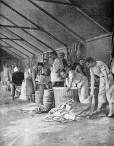 French sailors in a camp in Moudros, Lemnos, Greece, 1915. Artist: Unknown