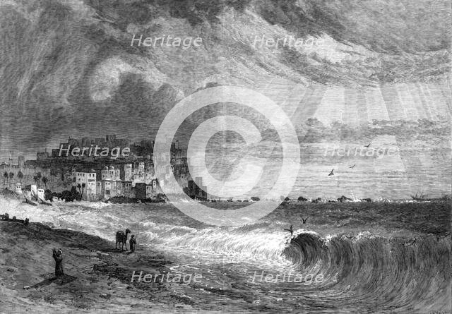 Joppa, from the exhibition of Mr. H. A. Harper's views of the Holy Land, 1872. Creator: John Greenaway.