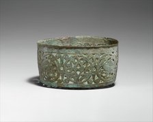 Vessel with Pierced Designs, Syria, ca. 700. Creator: Unknown.