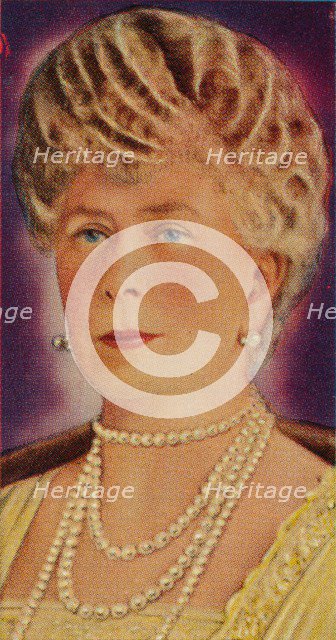 Queen Mary, consort of King George V, 1935. Artist: Unknown.