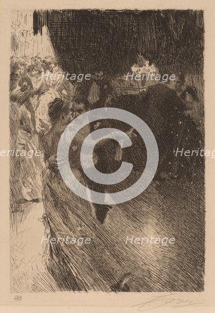 The Waltz, 1891. Creator: Anders Leonard Zorn.