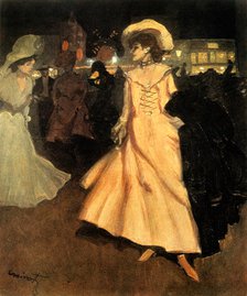 'Leaving the Moulin Rouge', 1901-1902. Artist: Tony Minartz