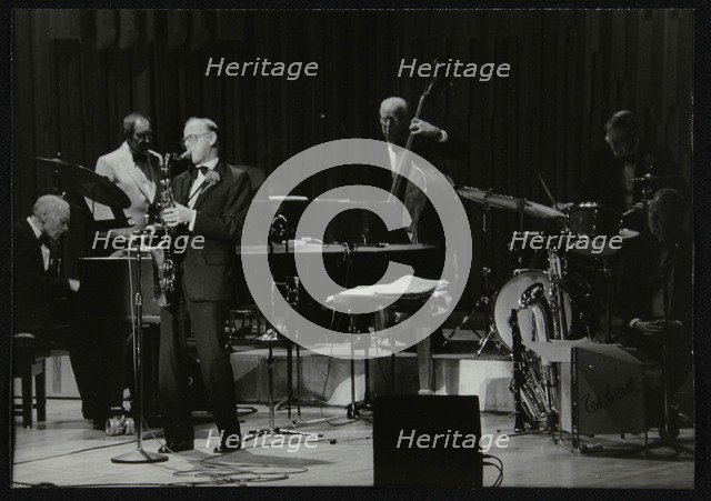 The Ted Heath Orchestra in concert, London, 1985.  Artist: Denis Williams