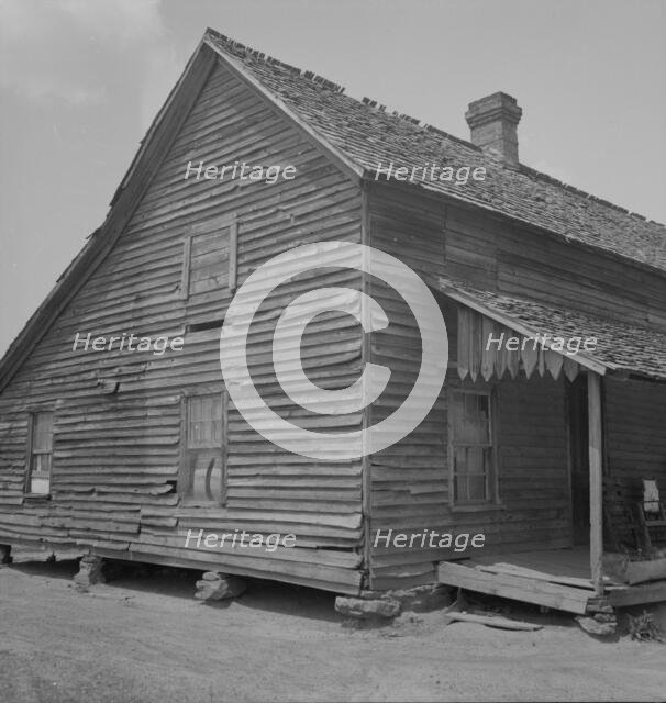 White sharecropper's house near Gaffney, South Carolina, 1937. Creator: Dorothea Lange.
