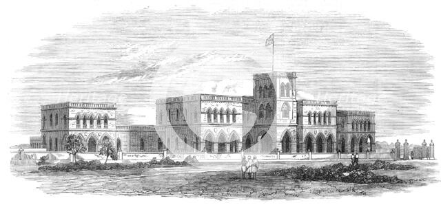 The Rajkoomar College, Kattywar, Western India, 1871. Creator: Unknown.