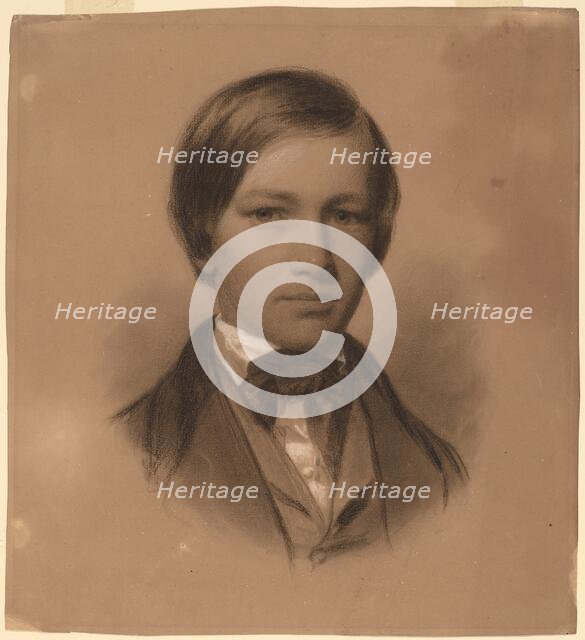 Portrait of a Young Man. Creator: Eastman Johnson.