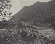 View of the Great Wall, China, c. 1871. Creator: John Thomson (Scottish, 1837-1921).