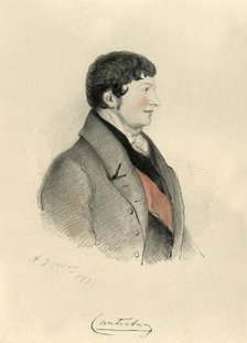 Charles Manners Sutton, 1st Viscount Canterbury, 1837. Creator: Alfred d'Orsay.