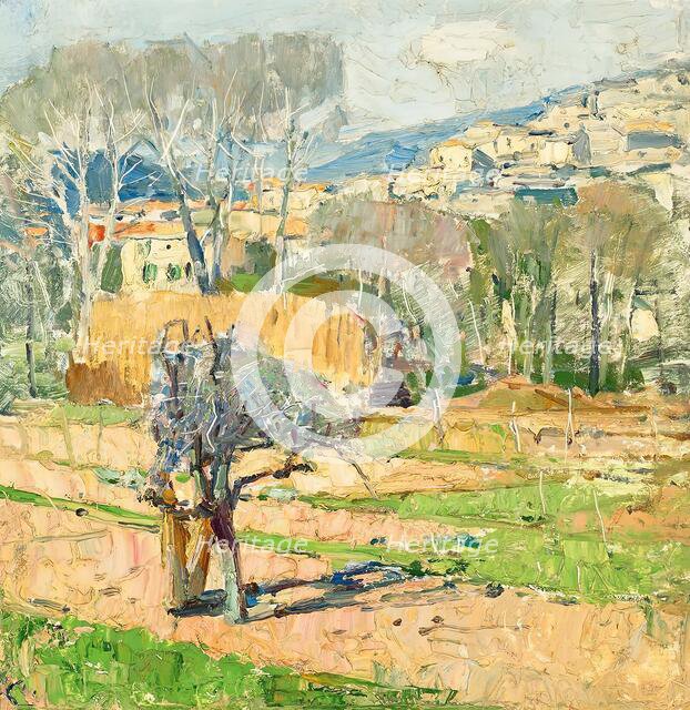 Cagnes, 1934. Creator: Carl Moll.