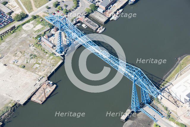The Transporter Bridge over the River Tees, Middlesbrough, 2018. Creator: Emma Trevarthen.