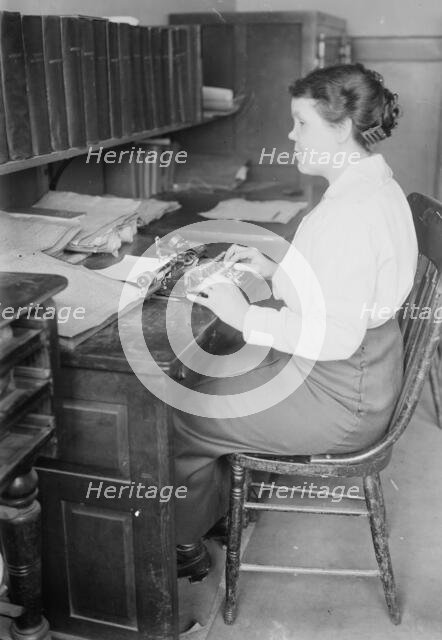 Kath. McGirr, Deaf, Dumb & Blind., between c1910 and c1915. Creator: Bain News Service.