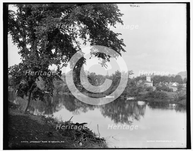 Chenango River at Greene, N.Y., c1900. Creator: Unknown.