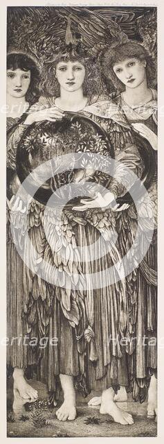 Dalziels' Bible Gallery - The Days of Creation - The Third Day, c1860s, (1900). Creator: Unknown.