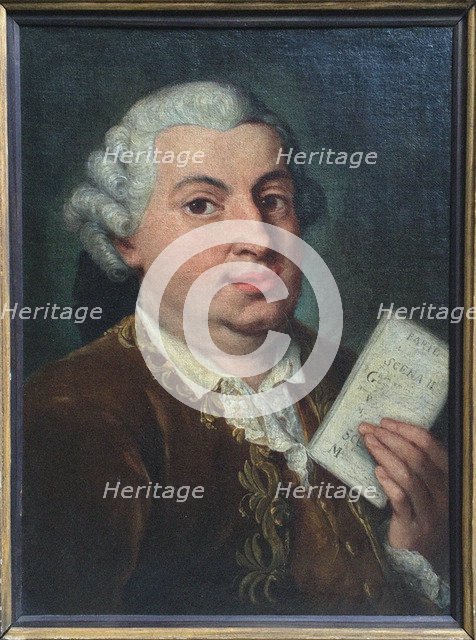 Portrait of Carlo Goldoni (1707-1793).