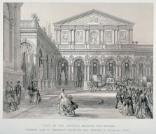 Visit of Abd-ul-Aziz, Sultan of Turkey's to the Guildhall, City of London, 1867.    Artist: Kell Brothers