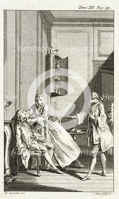 Illustration from Tom Jones, published 1750. Creator: Jan Punt.