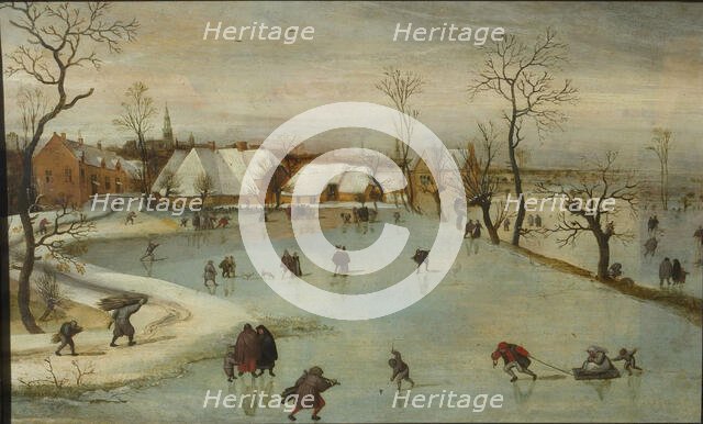 The Four Seasons: Winter, 1577. Creator: Grimmer, Jacob (ca 1525-1590).