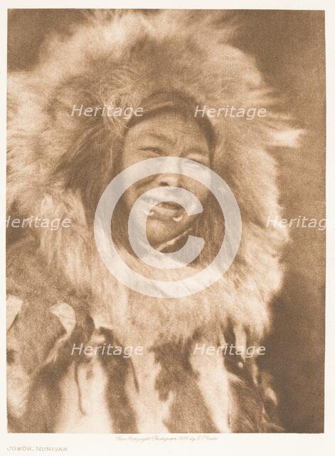 Jukok, Nunivak, 1928. Creator: Edward Sheriff Curtis.