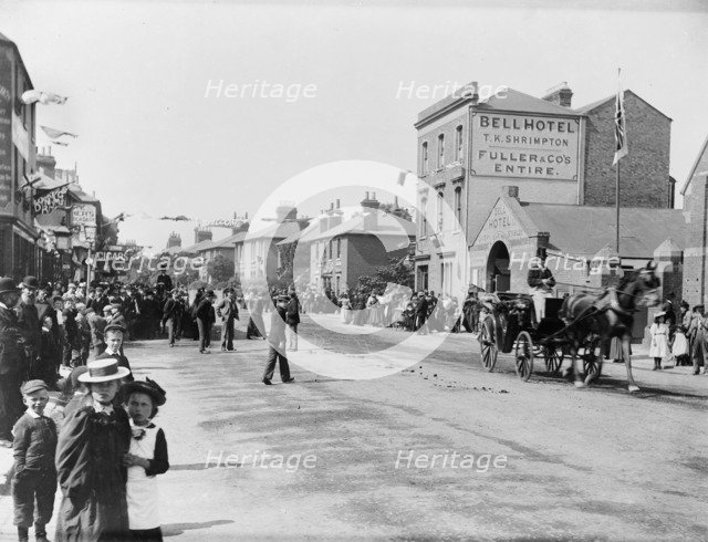 The Bell Hotel, King Street, Maidenhead, Berkshire, c1860-c1922. Artist: Henry Taunt