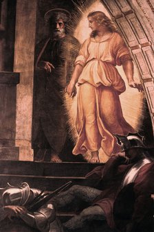 'The Liberation of St Peter' detail, 1514. Artist: Raphael