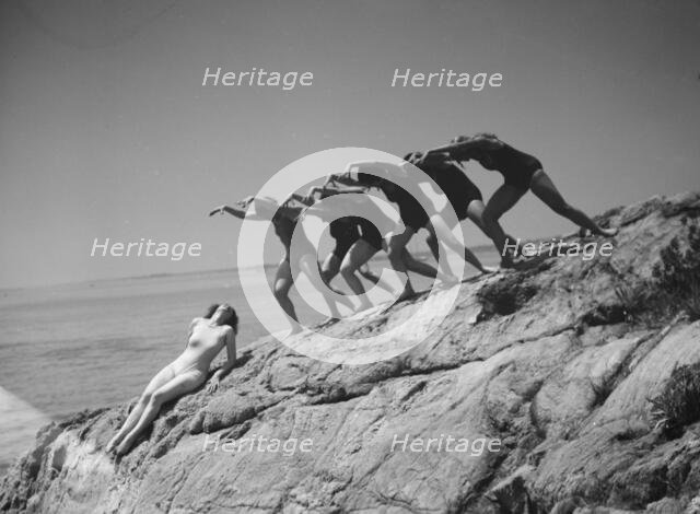 Strauss, Sarah Mildred, and pupils, 1932 June 5. Creator: Arnold Genthe.