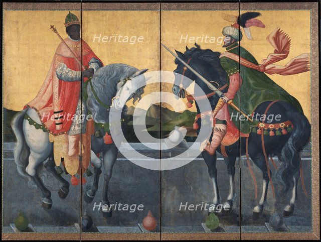 Western Kings on Horseback, First third of 17th cen.. Artist: Anonymous  