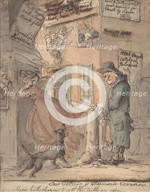 The Saw-Setter, 1780-1827. Creator: Thomas Rowlandson.