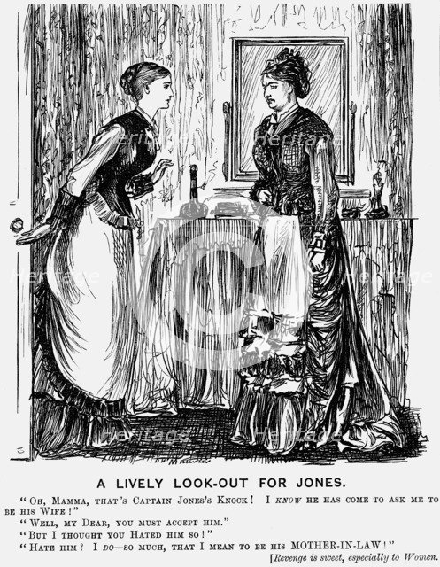 'A Lively Look-Out for Jones', 1876. Artist: George du Maurier