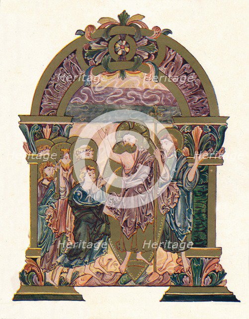 'Page from the Benedictional of St. Ethelwold', c970, (1902). Artist: Unknown.